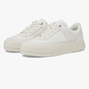 Michael Kors New Women's Aurora Lace Up Platform Sneaker Size 11 Off White